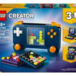 Lego Creator 31380 – 3 Em 1 Console De Videogame Retrô  268 Vi