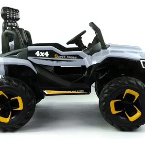 CE23433 Carro Elétrico Super Cross Com Controle 4×4 Cinza 12v Zippy Toys