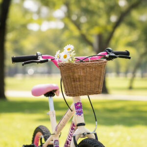 Bicicleta Infantil Colli Jully Aro 20 Com Cestinha – Bege