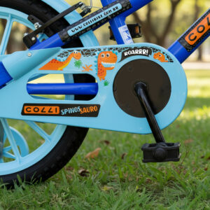 Bicicleta Infantil Aro 16 Colli Spinossauro Rodinha Lateral – Azul
