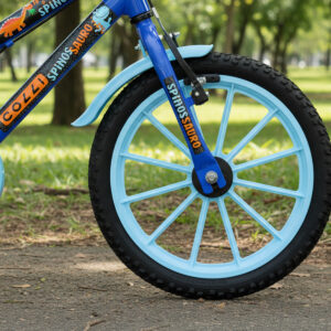 Bicicleta Infantil Aro 16 Colli Spinossauro Rodinha Lateral – Azul