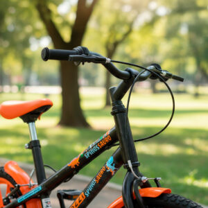 Bicicleta Infantil Aro 16 Colli Spinossauro Rodinha Lateral – Preto Fosco