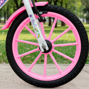 Bicicleta Infantil Aro 16 Colli Aurora Rodinhas E Cestinhas – Branco