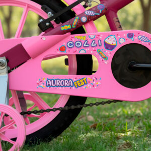 Bicicleta Infantil Aro 16 Colli Aurora Rodinhas E Cestinhas – Roxo Perolizado