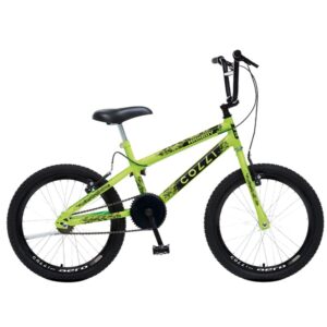 Bicicleta Infantil Colli Max Boy Cross Aro 20 Modelos Bmx – Amarelo Neon