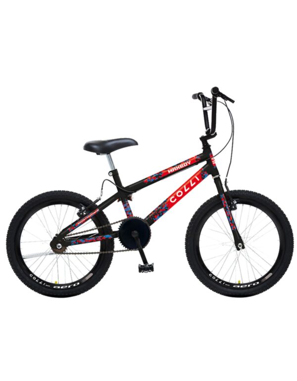 Bicicleta Infantil Colli Max Boy Cross Aro 20 Modelos Bmx – Preto Fosco