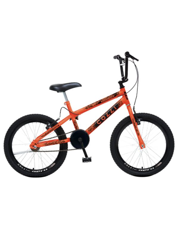 Bicicleta Infantil Colli Max Boy Cross Aro 20 Modelos Bmx – Laranja Neon