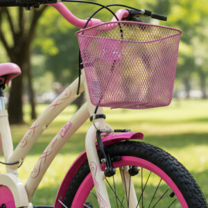 Bicicleta Infantil Colli Celina Aro 20 Cestinha E Bagageiro – Bege
