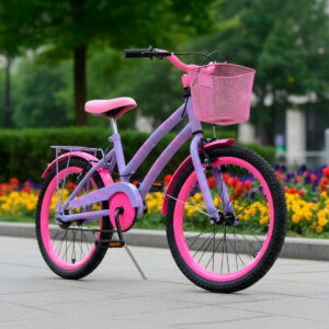 Bicicleta Infantil Colli Celina Aro 20 Cestinha E Bagageiro – Lilás