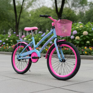 Bicicleta Infantil Colli Celina Aro 20 Cestinha E Bagageiro – Azul Champanhe