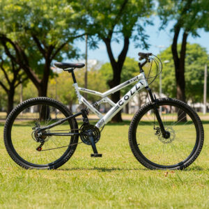 Bicicleta Aro 26 Colli 21v EXCLUSIVA Gps Freio A Disco E Suspensão – Branco