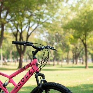 Bicicleta Aro 26 Colli 21v EXCLUSIVA Gps Freio A Disco E Suspensão – Rosa Neon