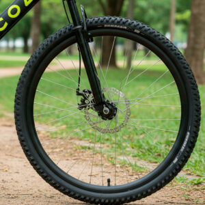 Bicicleta Aro 26 Colli 21v EXCLUSIVA Gps Freio A Disco E Suspensão – Preto Fosco/ Amarelo Neon