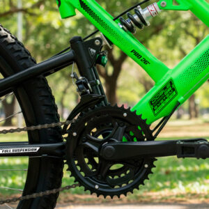 Bicicleta Aro 26 Colli 21v EXCLUSIVA Gps Freio A Disco E Suspensão – Verde Neon