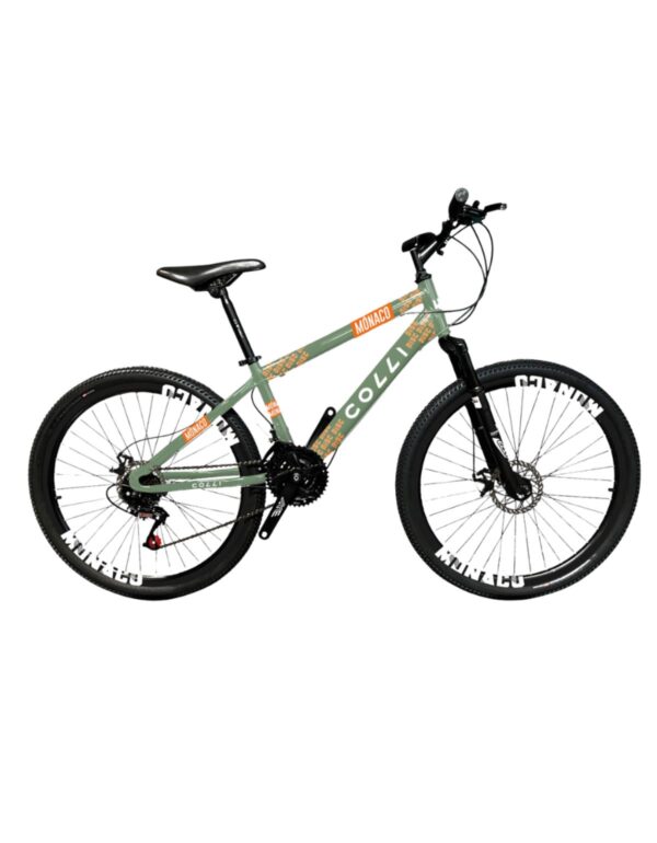Bicicleta Aro 26 Colli Monaco 21v Freio A Disco E Suspensão – Verde Militar