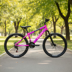 Bicicleta Aro 26 Colli Monaco 21v Freio A Disco E Suspensão – Rosa Neon