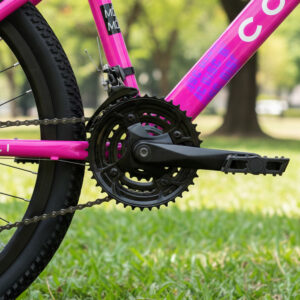 Bicicleta Aro 26 Colli Monaco 21v Freio A Disco E Suspensão – Rosa Neon