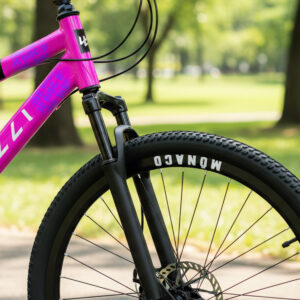 Bicicleta Aro 26 Colli Monaco 21v Freio A Disco E Suspensão – Rosa Neon