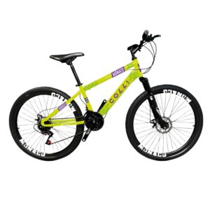 Bicicleta Aro 26 Colli Monaco 21v Freio A Disco E Suspensão – Amarelo Neon