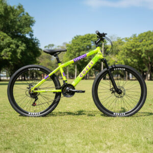 Bicicleta Aro 26 Colli Monaco 21v Freio A Disco E Suspensão – Amarelo Neon
