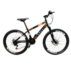 Bicicleta Aro 26 Colli Mônaco 21v Freio A Disco E Suspensão – Preto Fosco