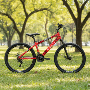 Bicicleta Aro 26 Colli Mônaco 21v Freio A Disco E Suspensão – Vermelho