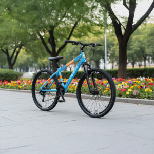 Bicicleta Aro 26 Colli Mônaco 21v Freio A Disco E Suspensão – Azul Champanhe