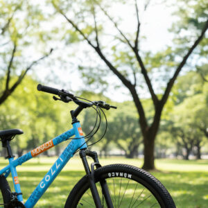 Bicicleta Aro 26 Colli Mônaco 21v Freio A Disco E Suspensão – Azul Champanhe