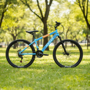 Bicicleta Aro 26 Colli Mônaco 21v Freio A Disco E Suspensão – Azul Champanhe