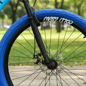 Bicicleta Aro 26 Colli Grau 21V Freio A Disco E Suspensão – Azul Champanhe