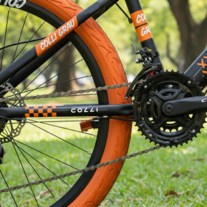 Bicicleta Aro 26 Colli Grau 21V Freio A Disco E Suspensão – Preto Fosco