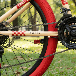 Bicicleta Aro 26 Colli Grau 21V Freio A Disco E Suspensão – Bege