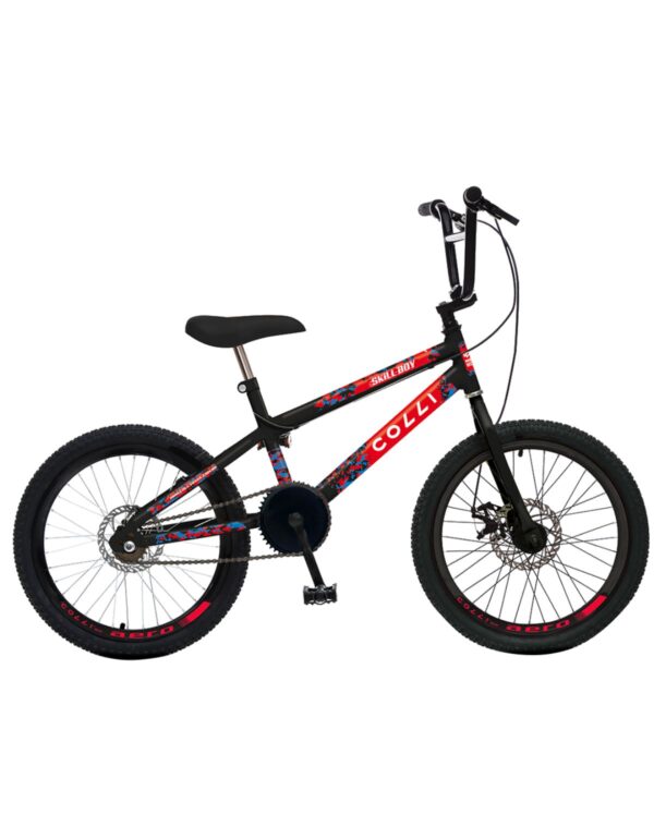 Bicicleta Aro 20 Colli Skill Boy Freio A Disco Infantil – Preto Fosco