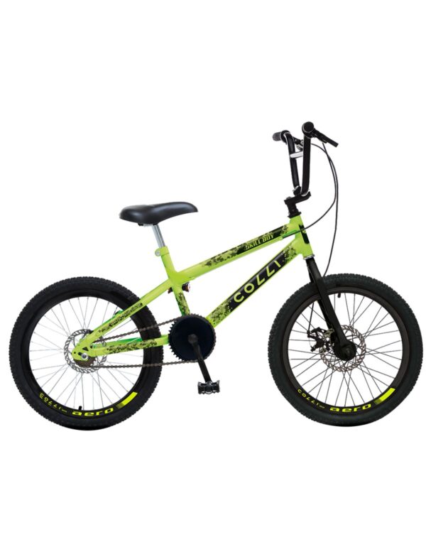 Bicicleta Aro 20 Colli Skill Boy Freio A Disco Infantil – Amarelo Neon