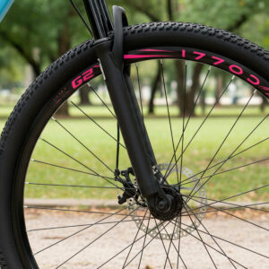 Bicicleta Aro 29 Colli Eudora Alumínio 21v Freio A Disco – Azul Champanhe/Rosa Neon