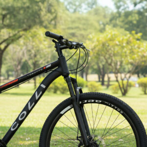 Bicicleta Aro 29 Colli Toronto Shimano 21v Freio A Disco – Preto Fosco e Laranja Neon