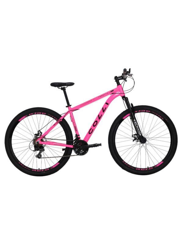 Bicicleta Aro 29 Colli Toronto Shimano 21v Freio A Disco – Rosa Neon