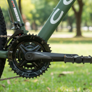 Bicicleta Aro 29 Colli Toronto Shimano 21v Freio A Disco – Verde Militar e Laranja