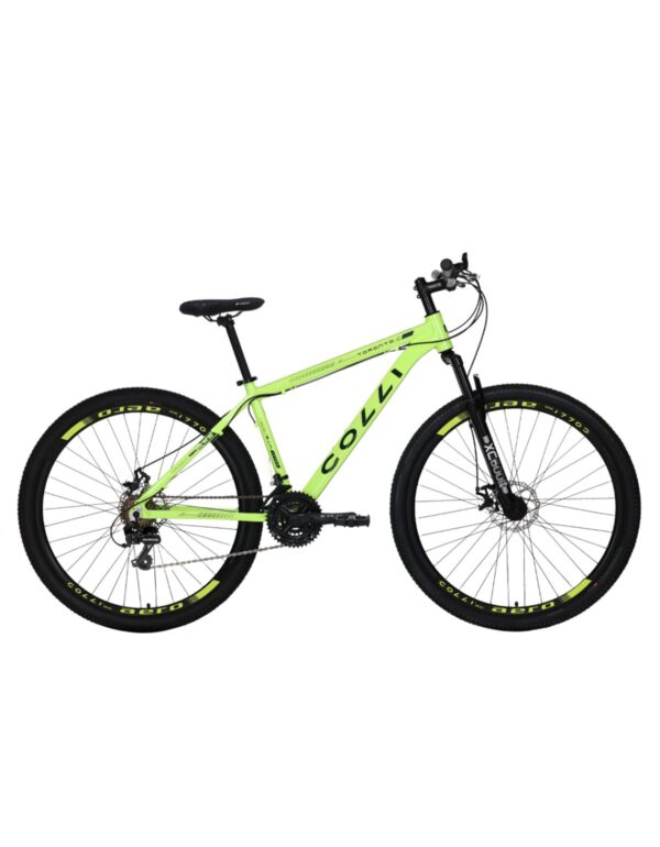 Bicicleta Aro 29 Colli Toronto Shimano 21v Freio A Disco – Amarelo Neon