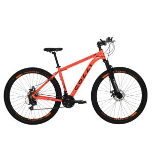 Bicicleta Aro 29 Colli Toronto Shimano 21v Freio A Disco – Laranja Neon