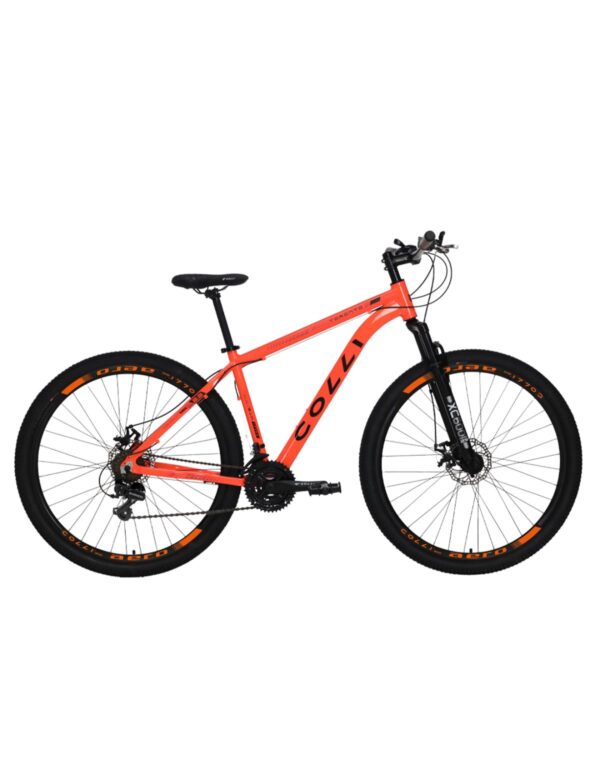 Bicicleta Aro 29 Colli Toronto Shimano 21v Freio A Disco – Laranja Neon