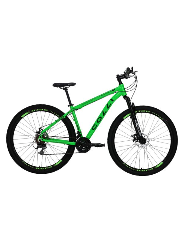 Bicicleta Aro 29 Colli Toronto Shimano 21v Freio A Disco – Verde Neon