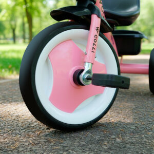 Triciclo Infantil Colli Aro 12 Com Cesto Duplo Kika Rosa