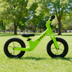 Bicicleta De Equilíbrio Infantil Colli Pitukinha Aro 12 – Amarelo Neon