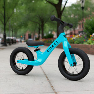 Bicicleta De Equilíbrio Infantil Colli Pitukinha Aro 12 – Azul Champanhe