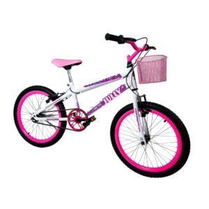 Bicicleta Infantil Colli Jully Aro 20 Com Cestinha – Branco