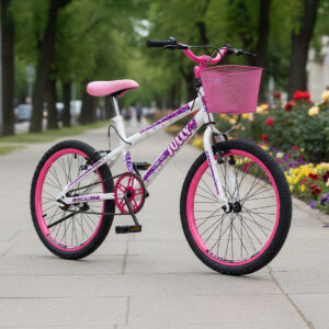 Bicicleta Infantil Colli Jully Aro 20 Com Cestinha – Branco
