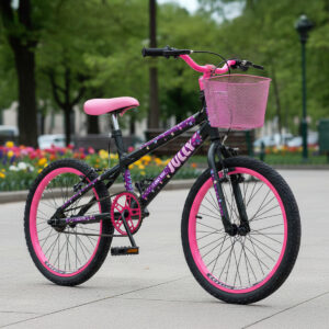 Bicicleta Infantil Colli Jully Aro 20 Com Cestinha – Preto Fosco