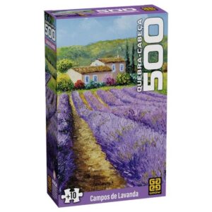 Quebra Cabeça 500 Peças Campos de Lavanda – Grow