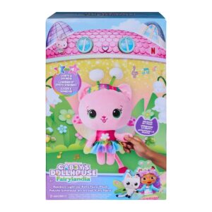 Pelúcia Kitty Fada de 30cm com Luz e Som – Gabby’s Dollhouse – Sunny